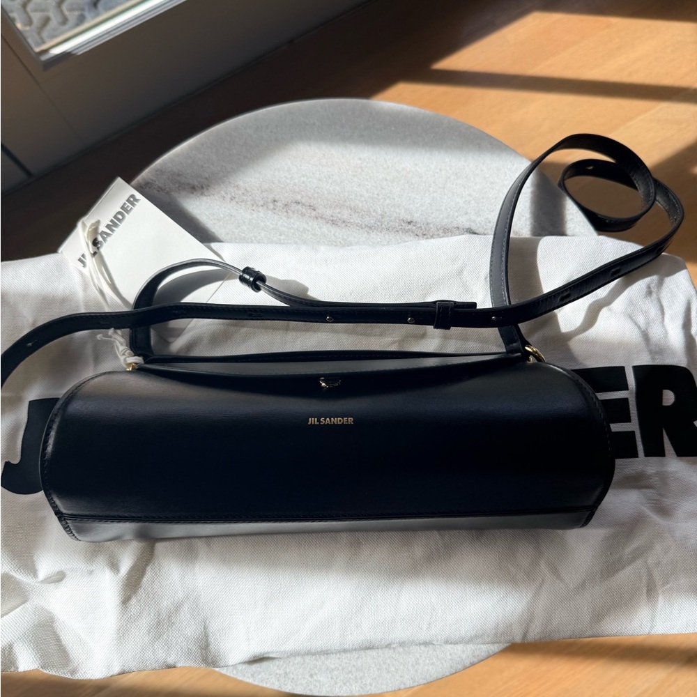 Jil Sander Small Cannolo Leather Shoulder Bag - Picture 5 of 13